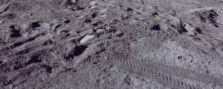Trampled lunar soil, Apollo 15